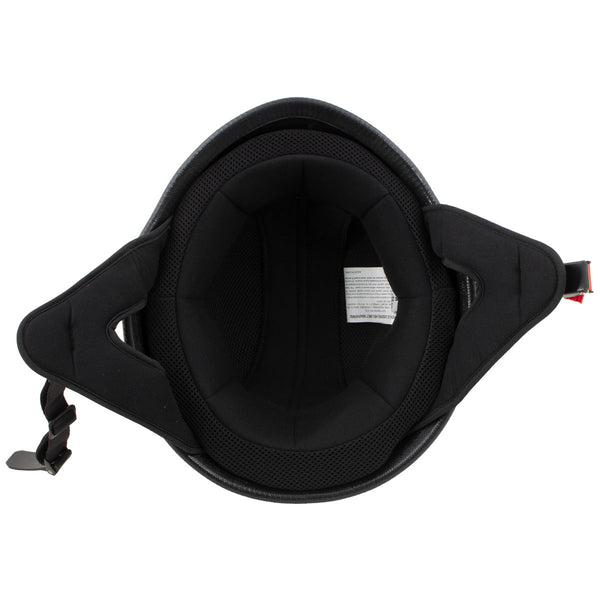 Milwaukee Helmets MPH9741DOT Motorrad DOT German Style Gloss Black Half Face Motorcycle Helmet Biker