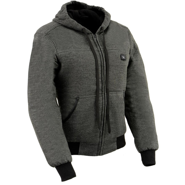NexGen NXL2713SET Ladies 'Fiery' Heated Grey Hoodie (Rechargeable Battery Pack Included)