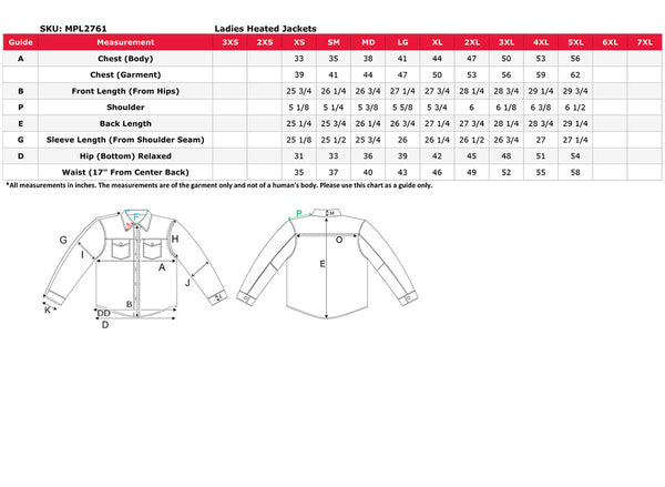 Nexgen Heat MPL2761SET Women's Black Soft Shell Racing Style Heated Jacket Powered by Rechargeable 10000mAh Battery Included