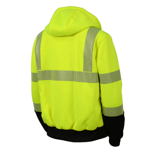 Nexgen Heat MPL2773SET Women's High-Viz 'Heated' Textile Jacket (Rechargeable Battery Pack Included)