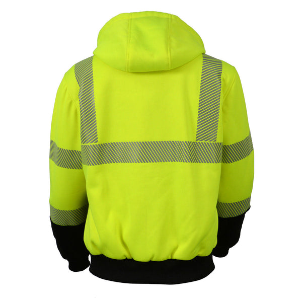 Nexgen Heat MPL2773SET Women's High-Viz 'Heated' Textile Jacket (Rechargeable Battery Pack Included)