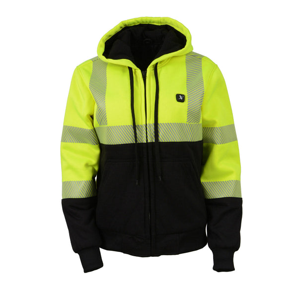 Nexgen Heat MPL2773SET Women's High-Viz 'Heated' Textile Jacket (Rechargeable Battery Pack Included)