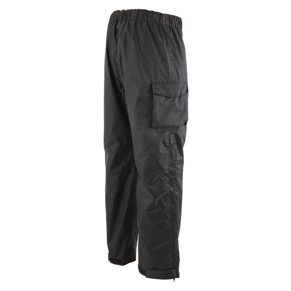NexGen Heat MPM5720DUAL Men's Black 'Heated' Textile Water Resistant Over Pants (Battery Pack Included)