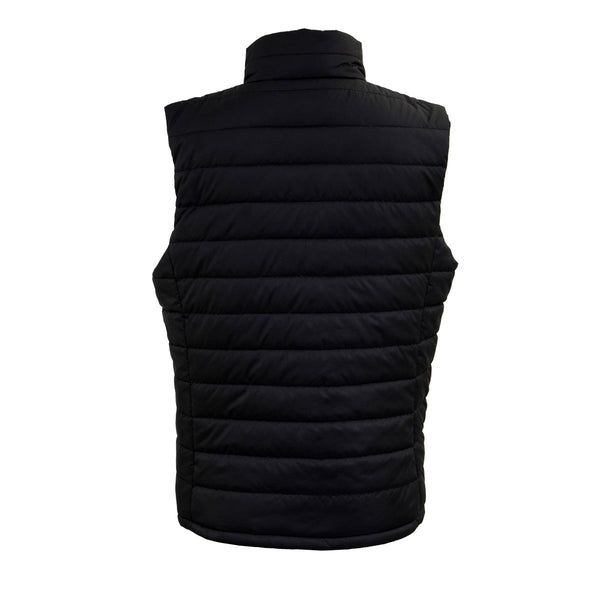 NexGen NXL4301SET Ladies 'Puffed' Black ‘Heated’ Textile Vest (Rechargeable Battery Pack Included)