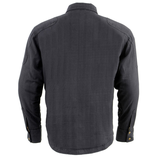 NexGen NXM1715SET Men's 'Scorcher' Classic Heated Black Denim Jacket (Rechargeable Battery Pack Included)