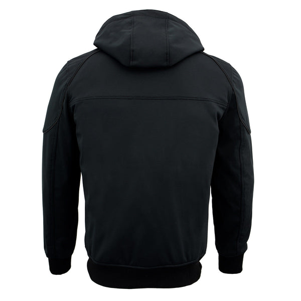 NexGen Heat Men’s Heated – Soft Shell Racing Style  Jacket, 7.4V, 3 Heat Levels, Night Visibility – Cold NXM1761SET