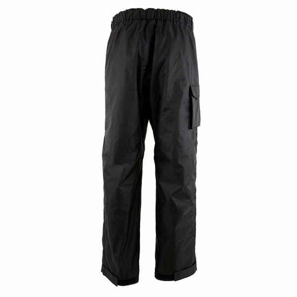 NexGen NXM5715SET Men's 'Torrid' Black Heated Textile Water Resistant Over Pants (Rechargeable Battery Pack Included)