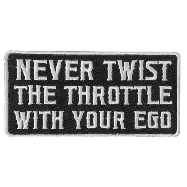 Hot Leathers Never Twist 4" X 2" Embroidered Patch PPW1123