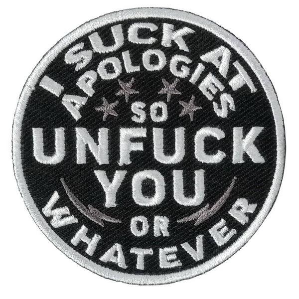 Hot Leathers Unfuck You 3" X 3" Embroidered Patch PPW1149