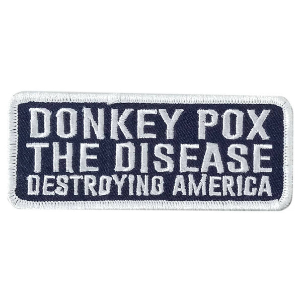 Hot Leathers Donky Pox 4" X 1.5" Embroidered Patch PPW1166