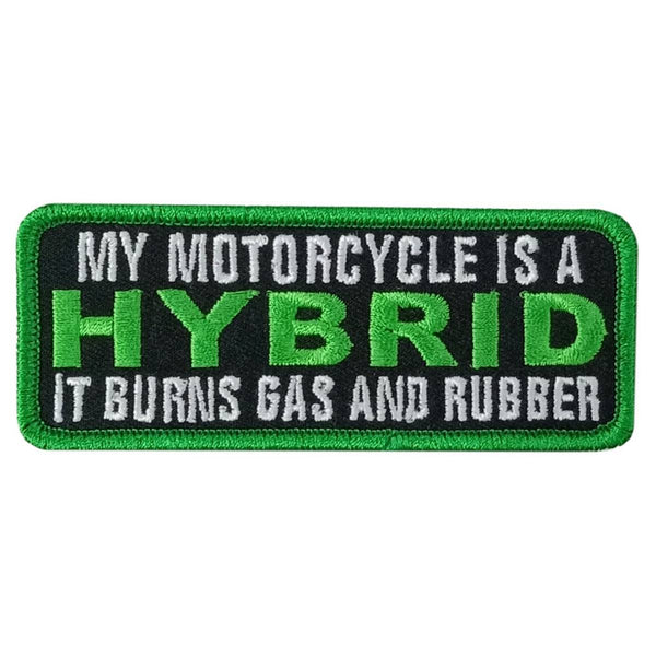 Hot Leathers Hybrid 4" X 1.5" Embroidered Patch PPW1179