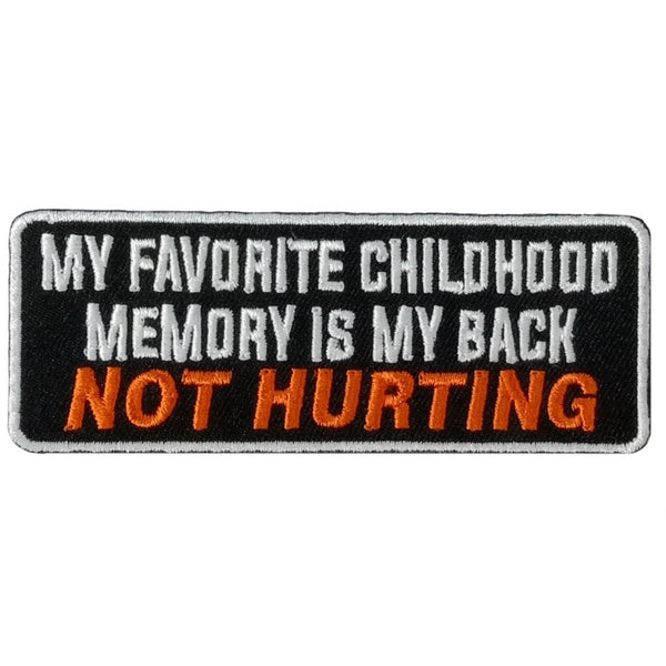 Hot Leathers Childhood Memory 4 X 1.5 Embroidered Patch PPW1268