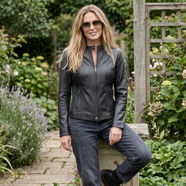 Milwaukee Leather Vintage SFL2813 Women's Black Leather Moto Style Fashion Jacket