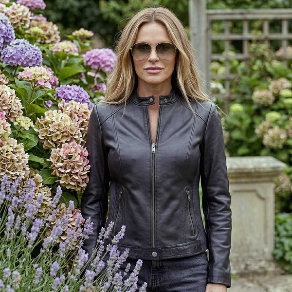 Milwaukee Leather Vintage SFL2813 Women's Black Leather Moto Style Fashion Jacket