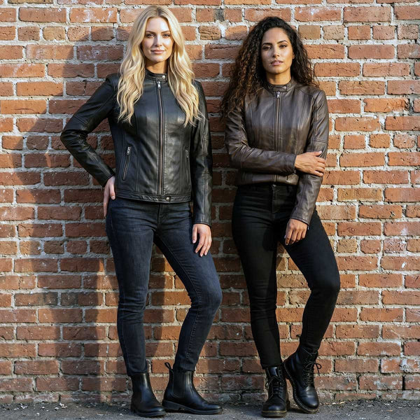 Milwaukee Leather Vintage SFL2813 Women's Black Leather Moto Style Fashion Jacket