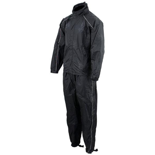 NexGen SH2334 Men’s Black and Beige Water Proof Rain Suit