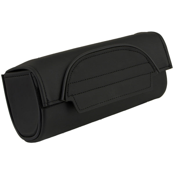 Milwaukee Leather SH621 Black PVC Motorcycle Tool Bag with Self FastenerClosure