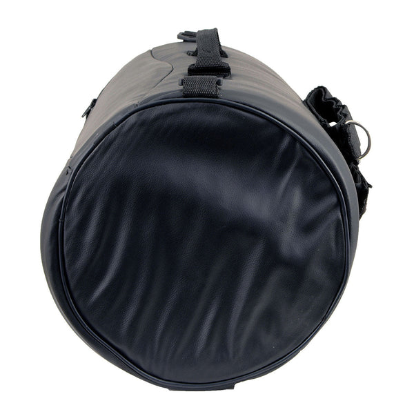 Milwaukee Leather SH631 Medium Black PVC Sissy Bar Duffle Motorcycle Bag