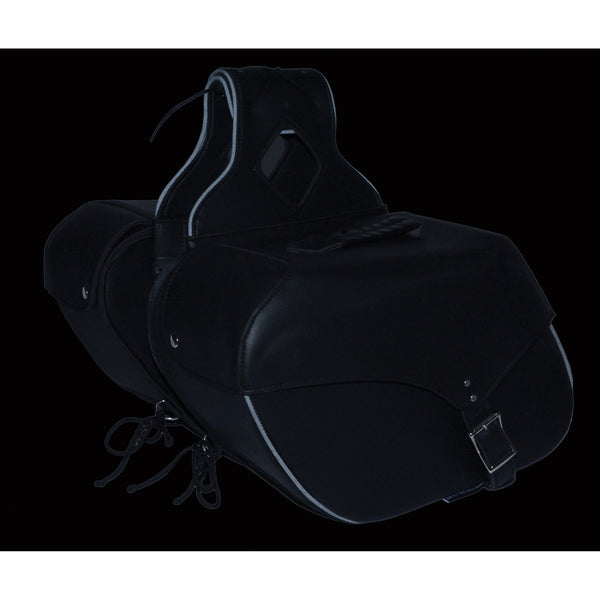 Milwaukee Performance SH668ZB Black Large Zip-Off Single Strap PVC Throw Over Saddlebags