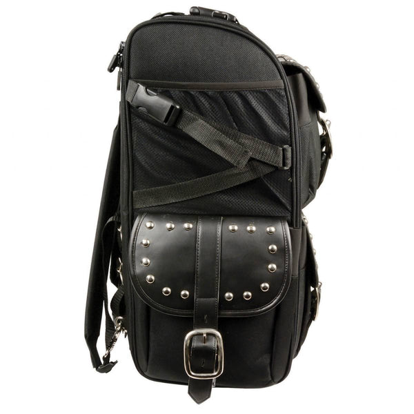 Milwaukee Performance SH673 X-Large Black Textile 2-Piece Studded Motorcycle Touring Pack