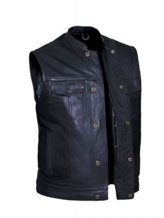 Mens PREMIUM Club Vest in Soft Cowhide