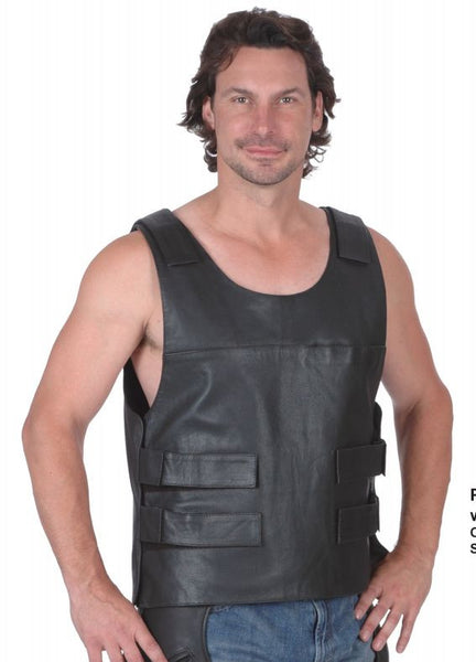 PREMIUM Tactical Style Leather Club Vest