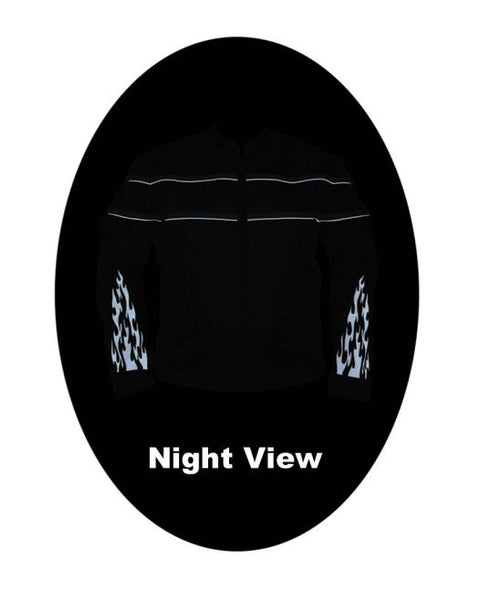 Mens REVOLUTION GEAR Reflective Nylon Jacket