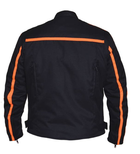 Mens REVOLUTION GEAR Nylon Jacket with Hi-Viz Stripes