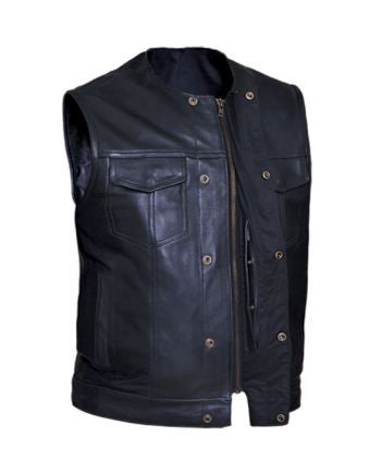 Mens PREMIUM Collarless Club Vest