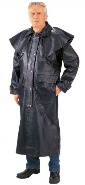 Mens PREMIUM Outback Leather Duster