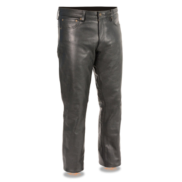 Men’s Classic 5 Pocket Leather Pants
