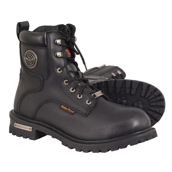 Men’s Waterproof Logger Boot w/ Lace to Toe Design