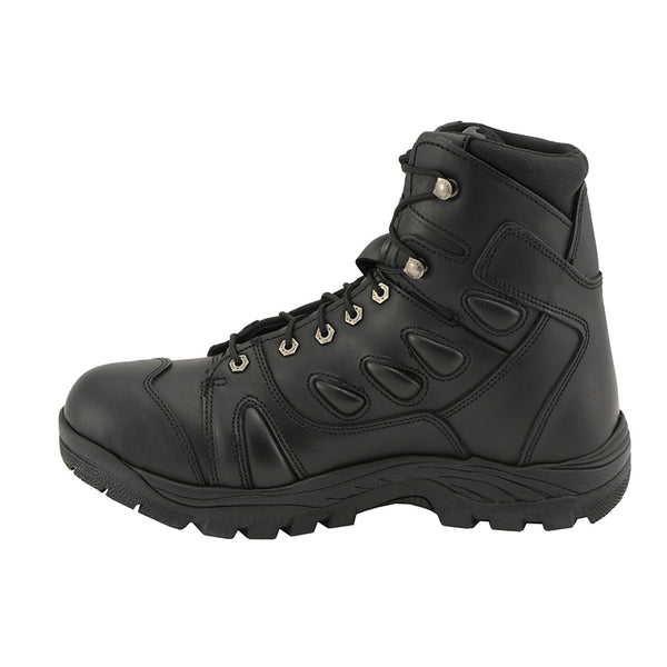 Men’s 6” All Leather Tactical Boot w/ Side Zipper