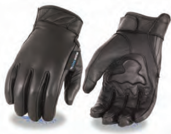 Men’s Leather Gloves With Gel Palm, Cool Tec® Technology - Touch Screen Fingers