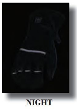 Men’s Heated Gauntlet Glove W/ Touch Screen Fingers
