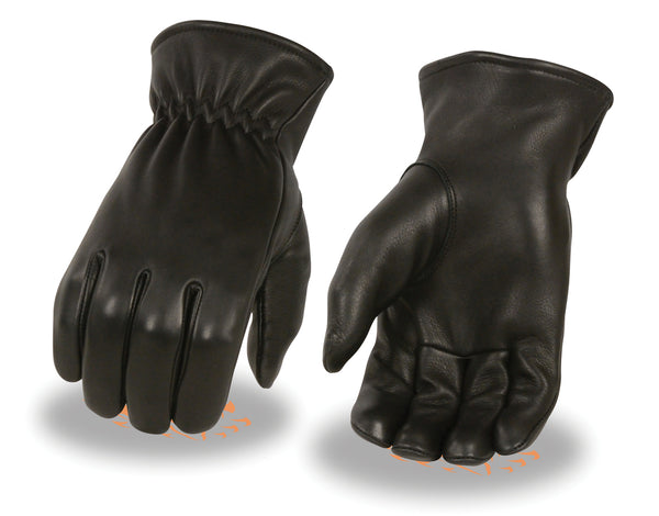 Men’s Unlined Deerskin Gloves w/ Cinch Wrist