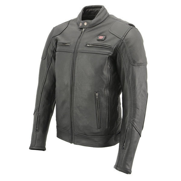 Men’s True ALL SEASONS Leather Jacket w/ Heated Technology and Cool Tec®