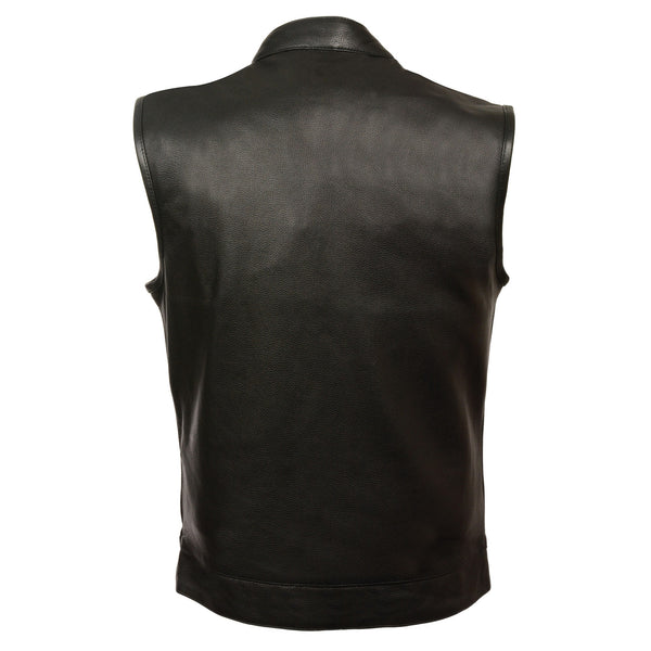 Men’s Open Neck Snap/Zip Front Club Vest