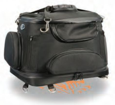 Heavy Duty Motorcycle Pet Carrier Sissy Bar Bag