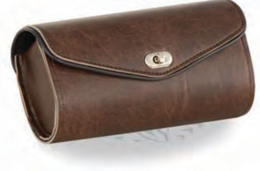 Large Antique Brown PVC Windshield Bag
