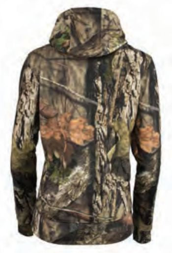 Women’s Zipper Front Mossy Oak® Camouflage Hoodie