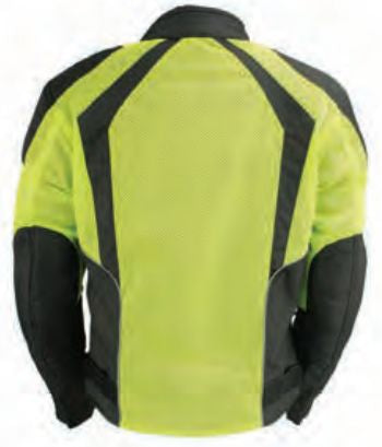 Women’s High Visibility Mesh Racer Jacket W/ Reflective Piping