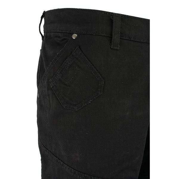 Men’s Armored Black Cargo Jeans Reinforced w/ Aramid® by DuPont™ Fibers