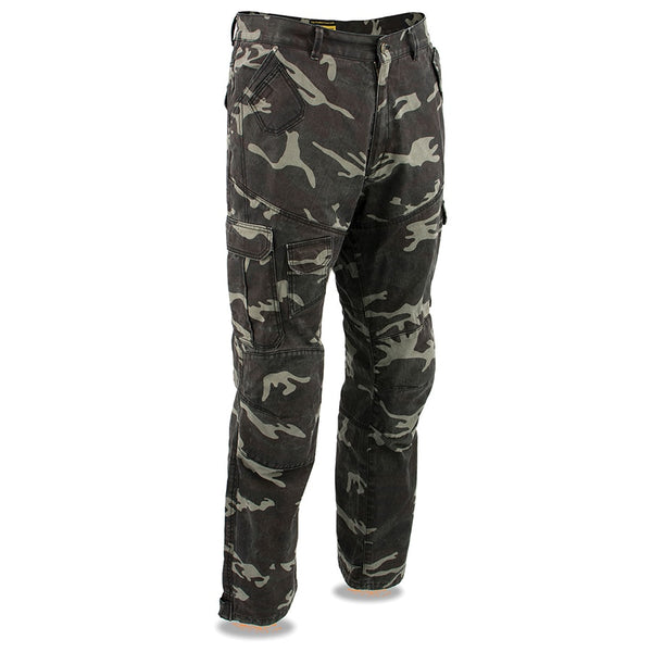 Men’s Armored CAMO Cargo Jeans Reinforced w/ Aramid® by DuPont™ Fibers