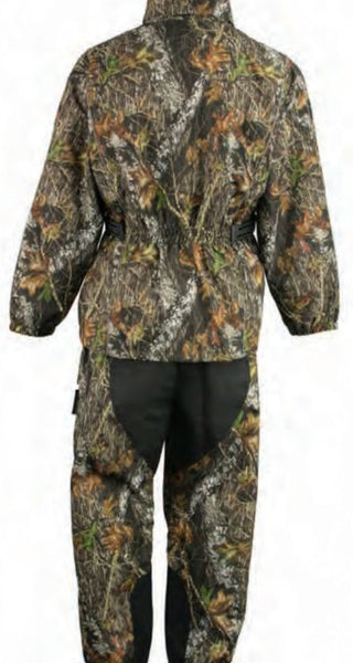 Men’s Mossy Oak® Camouflage Rain Suit Waterproof W/ Reflective Piping