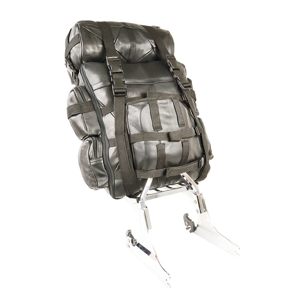 Large Leather Deluxe Sissy Bar Pack