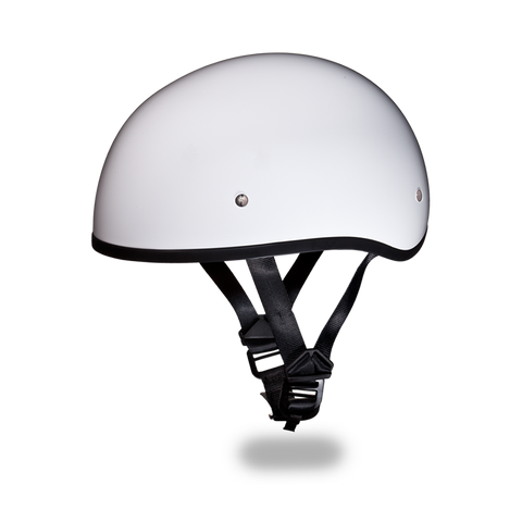 black and white skull motorcycle helmet Daytona Skull Cap Helmet | DOT Helmets