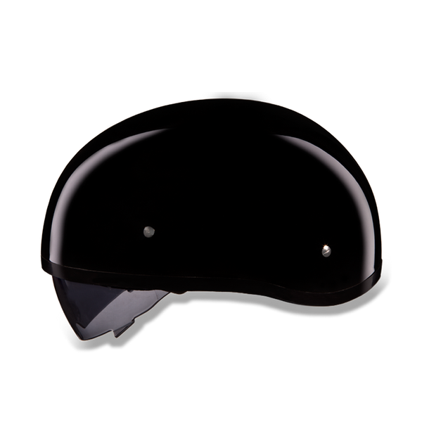 Daytona Skull Cap - Hi Gloass Black - Inner Shield