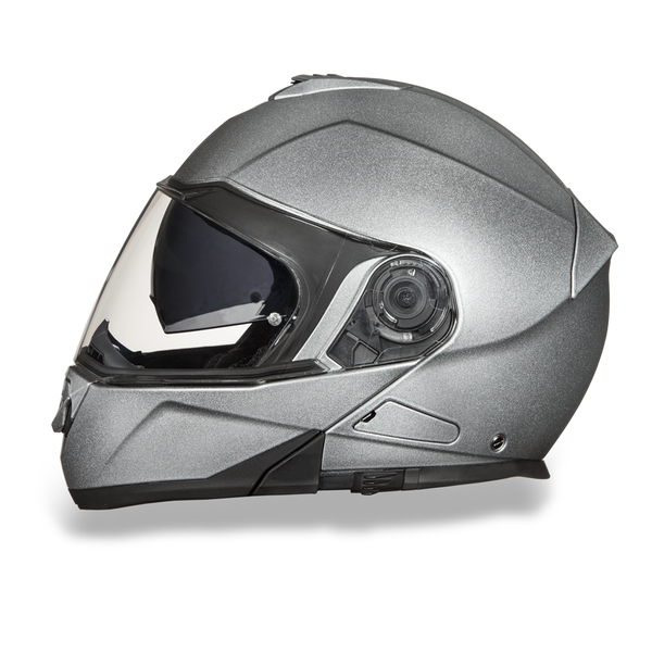 Daytona DOT Modular with Inner Shield - Silver Metallic