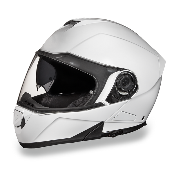 Daytona DOT Modular with Inner Shield - HI-Gloss White